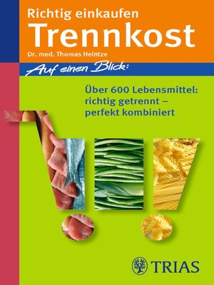 cover image of Richtig einkaufen Trennkost